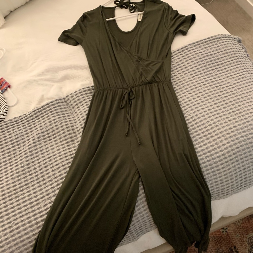 Army Green Jumpsuit